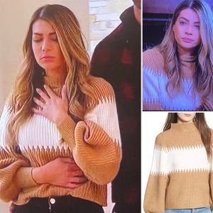 French Connection Sophia Stipe Rib Sweater